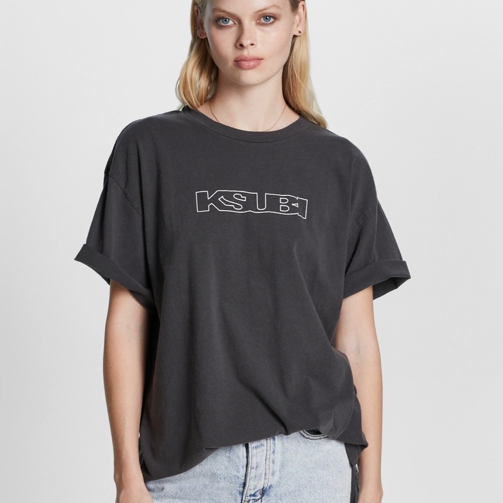 Ksubi Logo Cotton Oversized T-Shirt